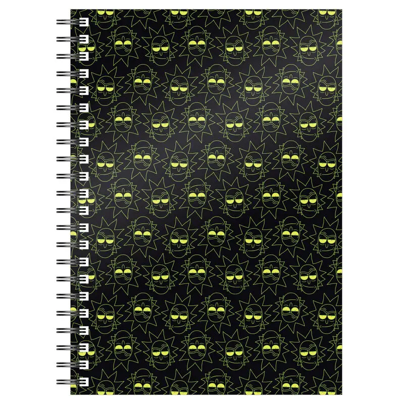 Rick &amp; Morty Notebook Rick Pattern product photo
