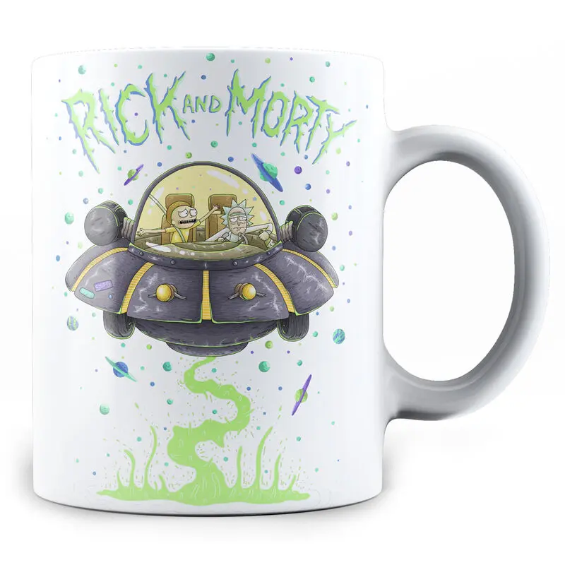 Rick &amp; Morty Mug Space Ship product photo