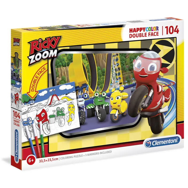 Ricky Zoom Happy Color puzzle 104pcs product photo