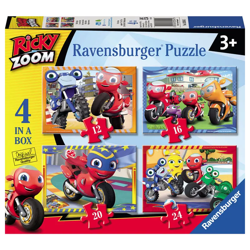 Ricky Zoom puzzle 12+16+20+24pcs product photo