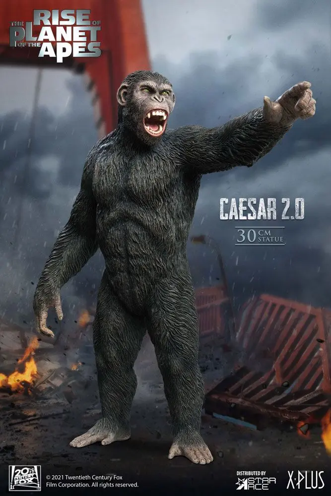 Rise of the Planet of the Apes Statue Caesar 2.0 30 cm product photo