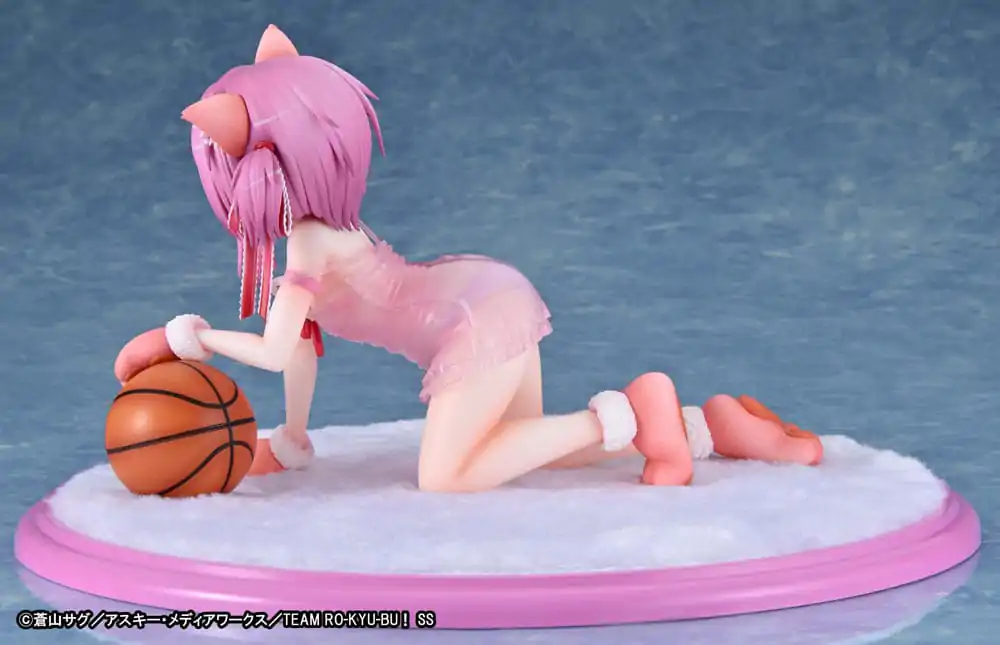 Ro-Kyu-Bu: Fast Break! PVC Statue 1/7 Tomoka Minato Kemomimi Lingerie Ver. 18 cm product photo