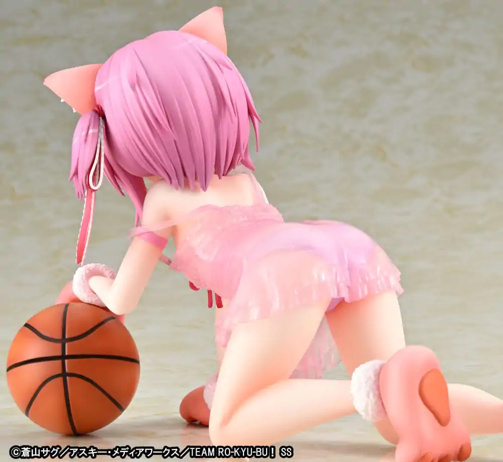 Ro-Kyu-Bu: Fast Break! PVC Statue 1/7 Tomoka Minato Kemomimi Lingerie Ver. 18 cm termékfotó