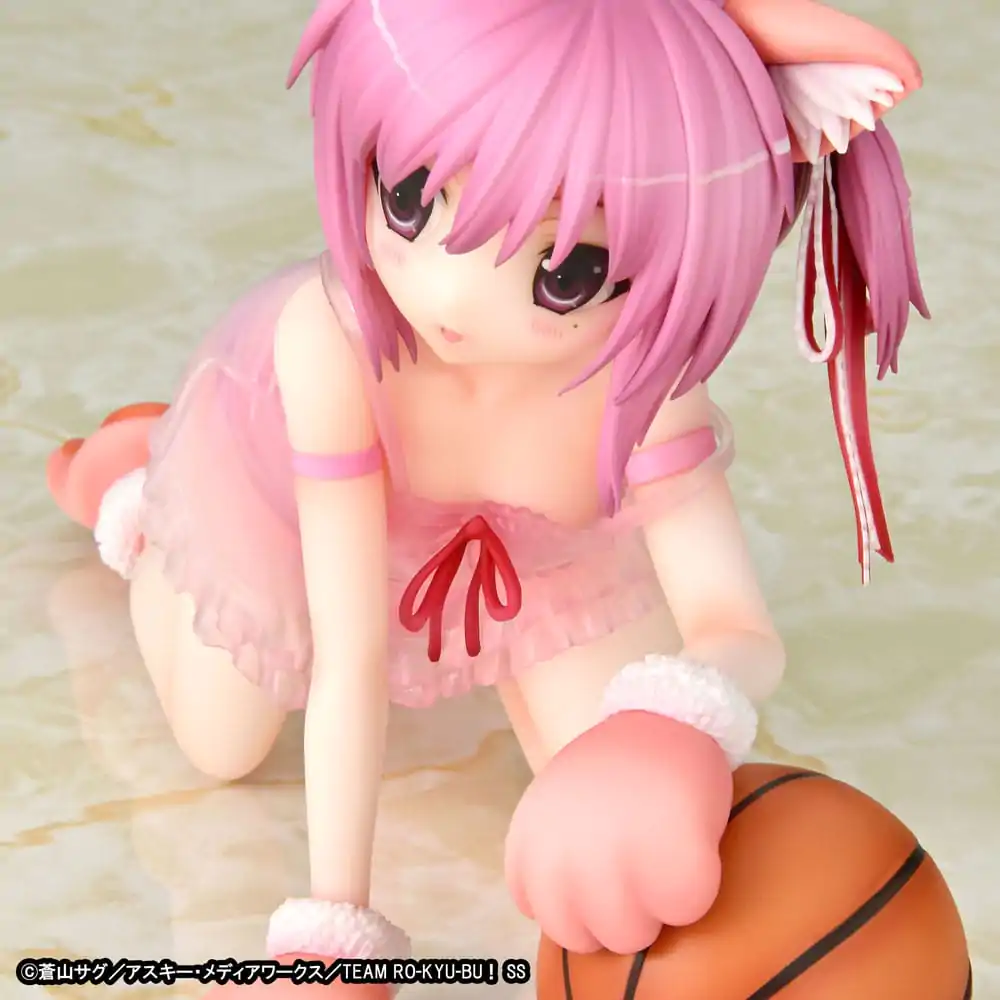 Ro-Kyu-Bu: Fast Break! PVC Statue 1/7 Tomoka Minato Kemomimi Lingerie Ver. 18 cm product photo