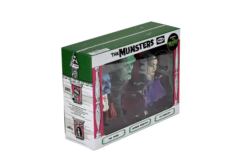 Rob Zombie's Munsters Action Figure 12 cm Retro Big Head 3-Pack product photo