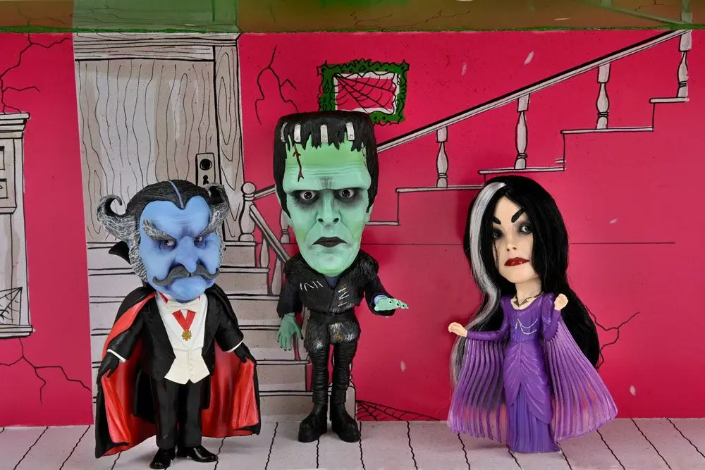 Rob Zombie's Munsters Action Figure 12 cm Retro Big Head 3-Pack product photo