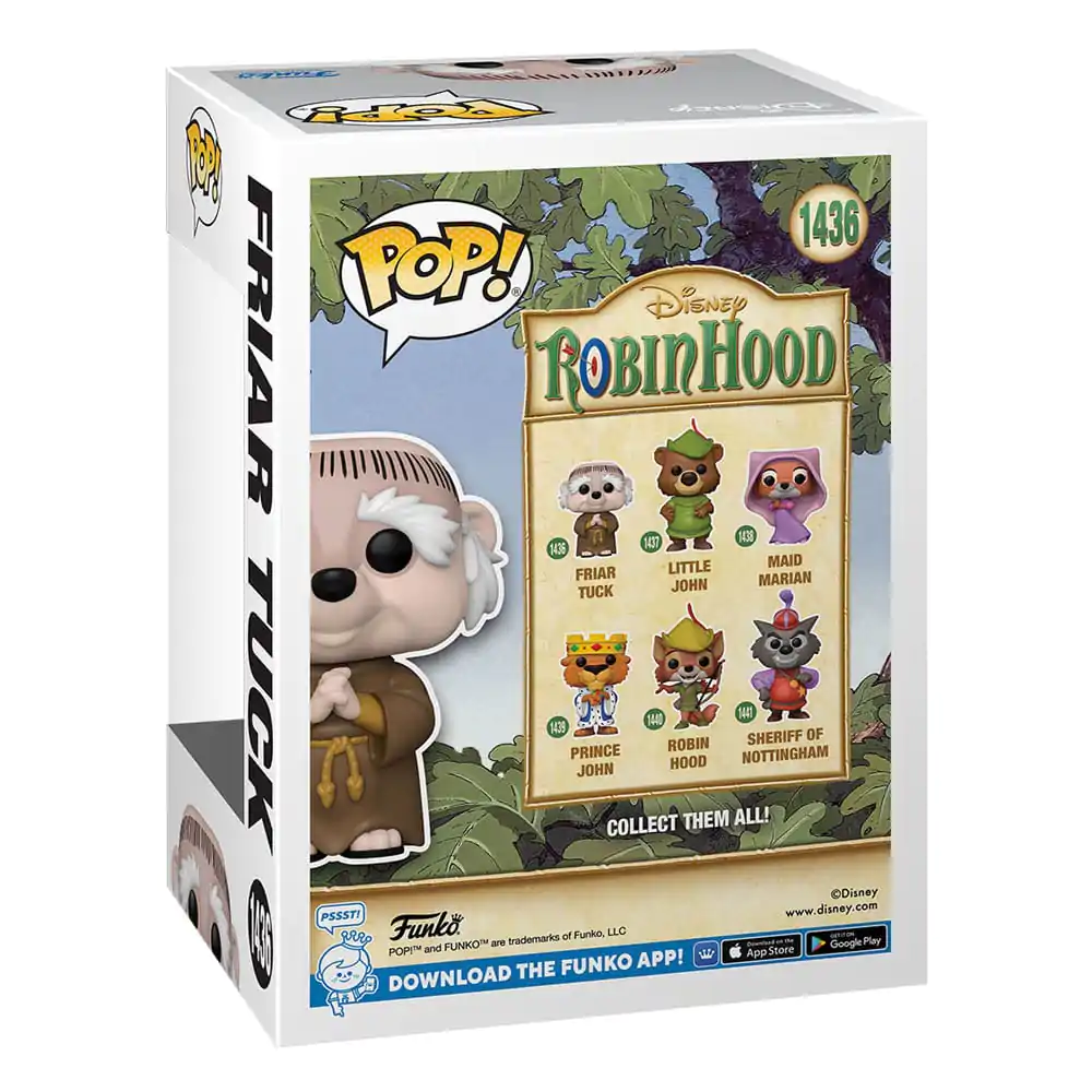 Robin Hood POP! Disney Vinyl Figure Friar Tuck 9 cm termékfotó