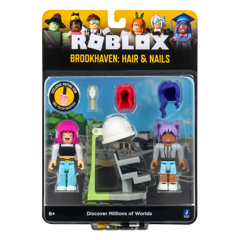 Roblox Action Figures Game Pack Brookhaven: Hair & Nails product photo