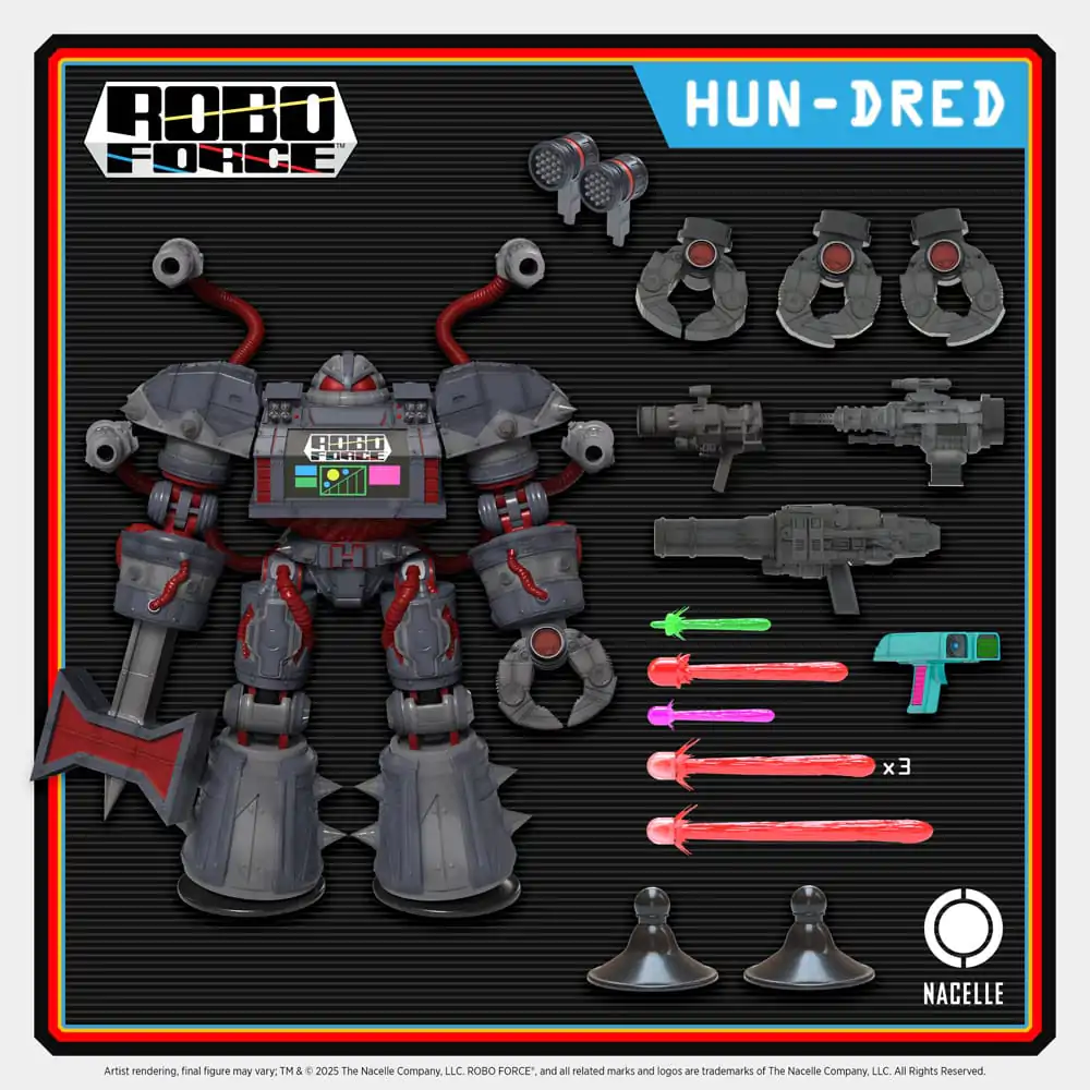 Robo Force Action Figure Wave 2 Hun-Dred 23 cm product photo