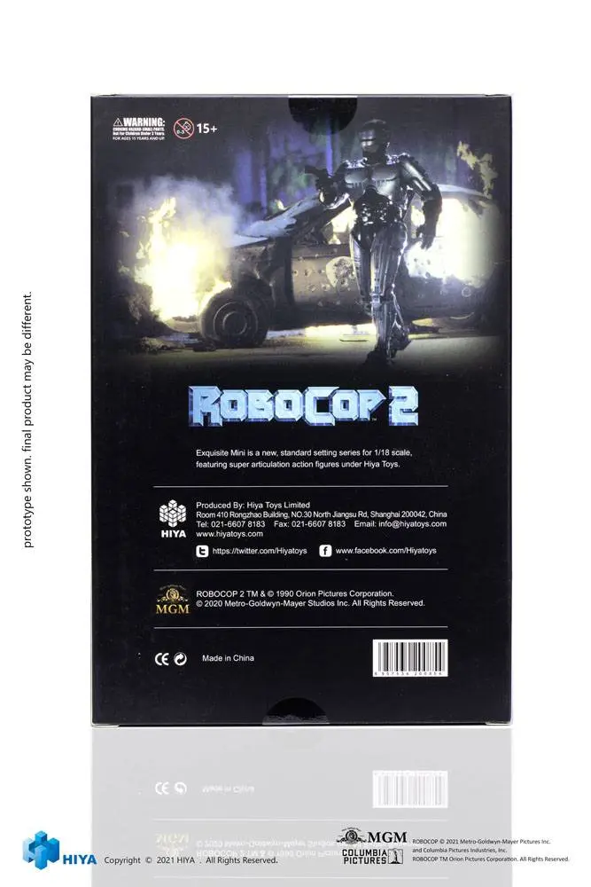 Robocop 2 Exquisite Mini Action Figure 1/18 Robocop 10 cm product photo