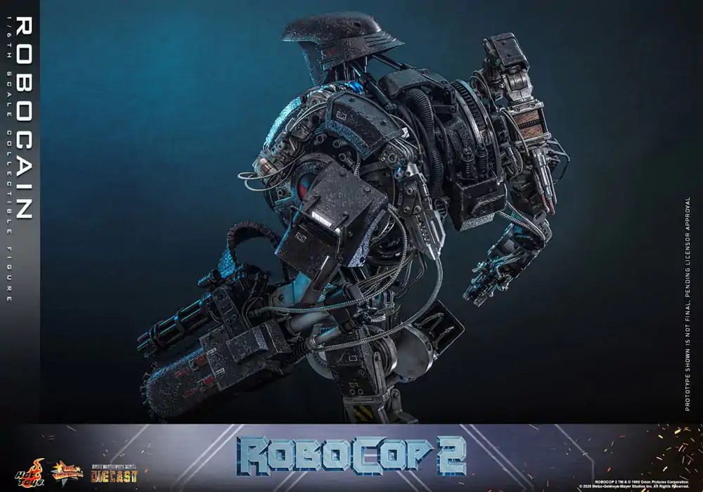 RoboCop 2 Movie Masterpiece Diecast Action Figure 1/6 RoboCain 40 cm product photo