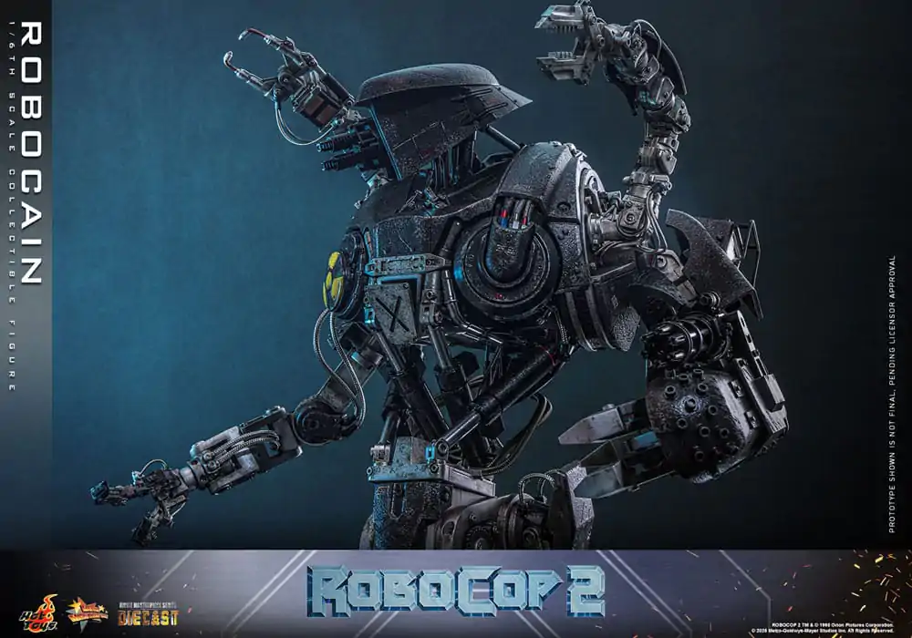 RoboCop 2 Movie Masterpiece Diecast Action Figure 1/6 RoboCain 40 cm product photo