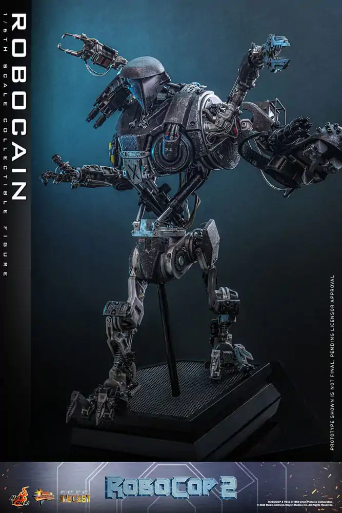 RoboCop 2 Movie Masterpiece Diecast Action Figure 1/6 RoboCain 40 cm product photo
