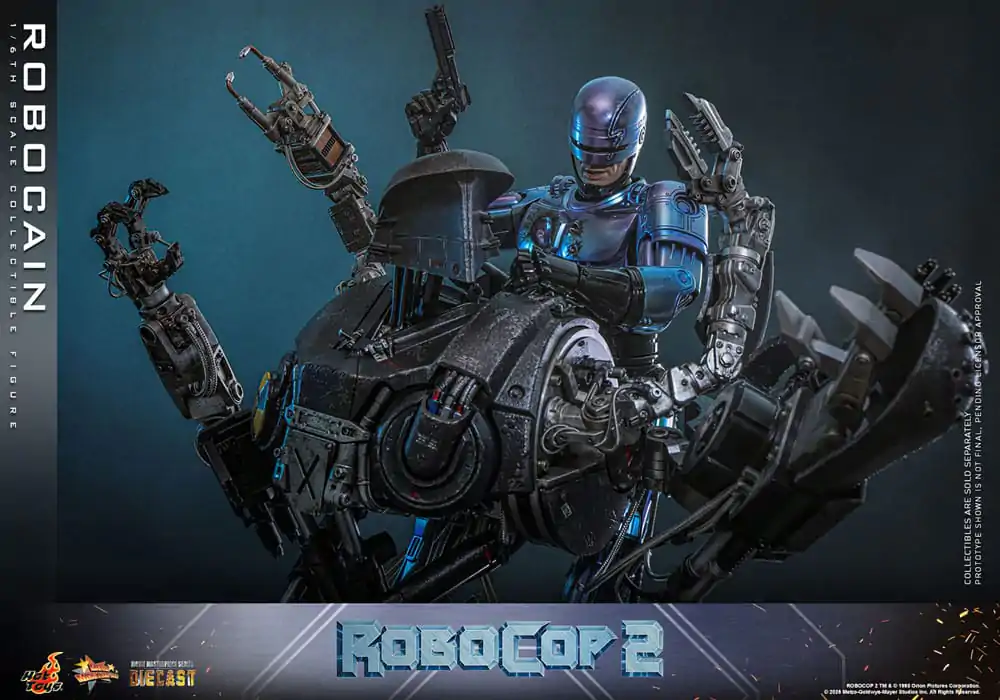 RoboCop 2 Movie Masterpiece Diecast Action Figure 1/6 RoboCain 40 cm product photo