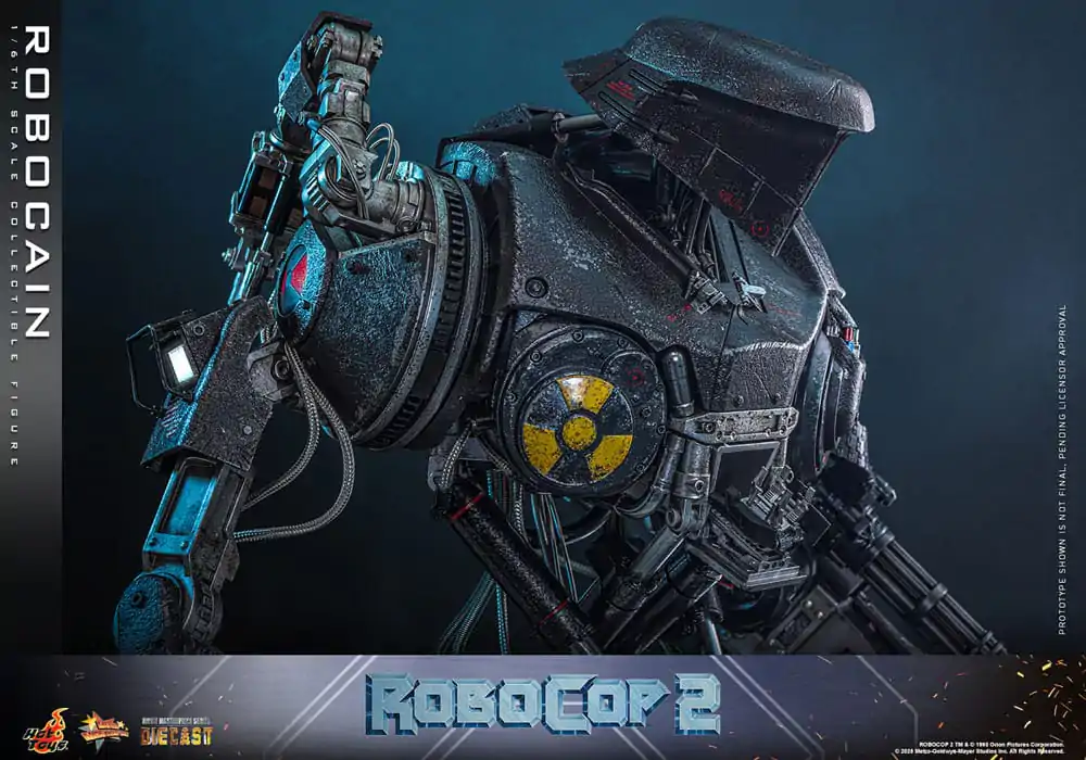 RoboCop 2 Movie Masterpiece Diecast Action Figure 1/6 RoboCain 40 cm product photo