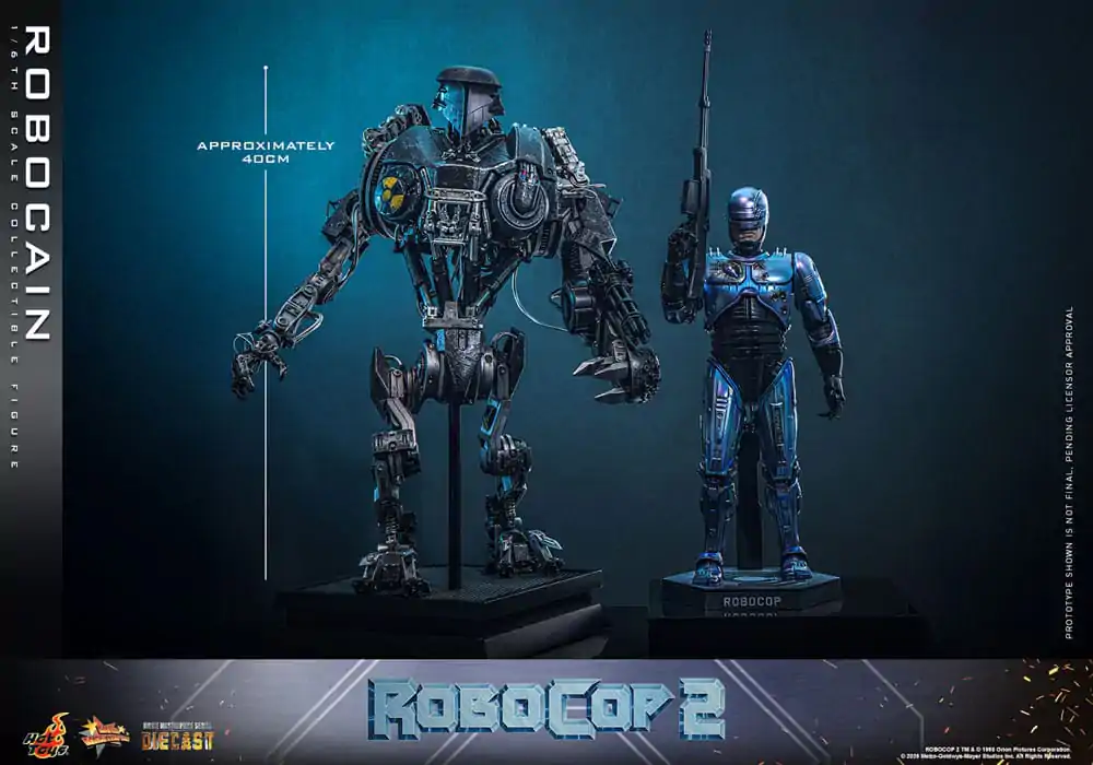 RoboCop 2 Movie Masterpiece Diecast Action Figure 1/6 RoboCain 40 cm product photo