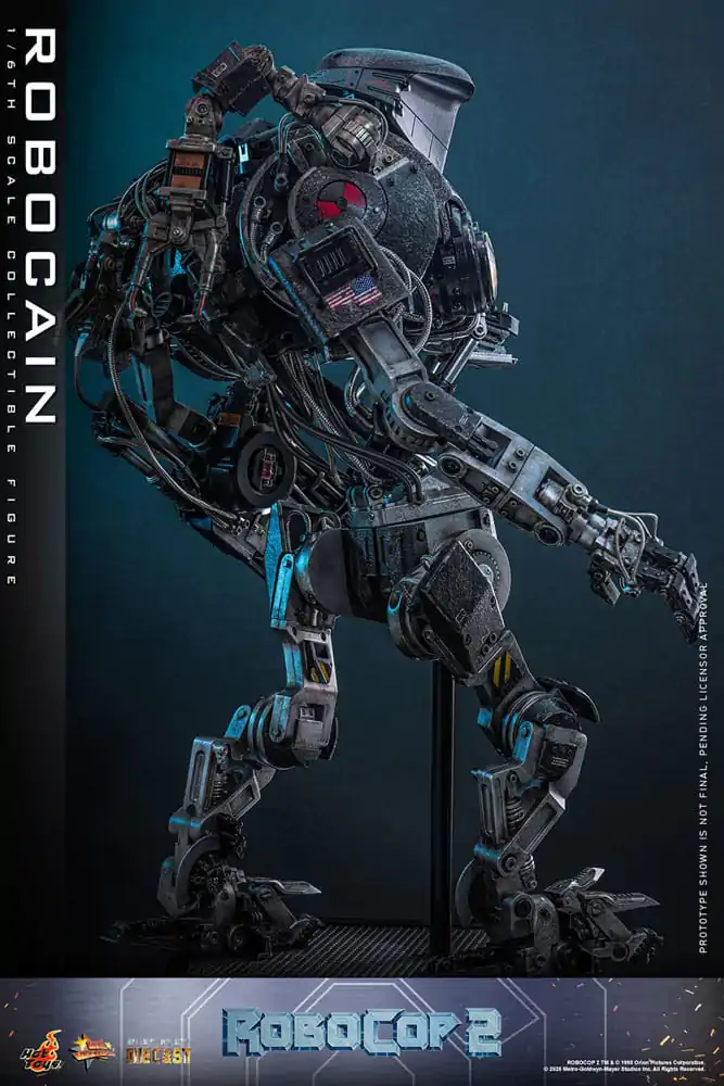 RoboCop 2 Movie Masterpiece Diecast Action Figure 1/6 RoboCain 40 cm product photo