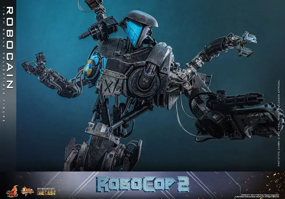 RoboCop 2 Movie Masterpiece Diecast Action Figure 1/6 RoboCain 40 cm product photo
