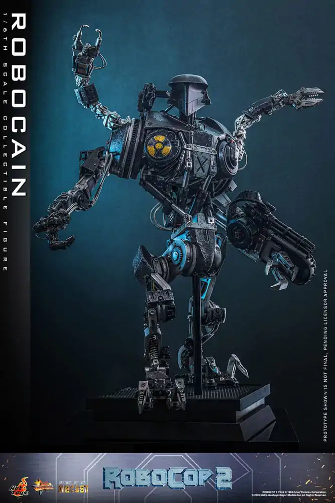 RoboCop 2 Movie Masterpiece Diecast Action Figure 1/6 RoboCain 40 cm product photo