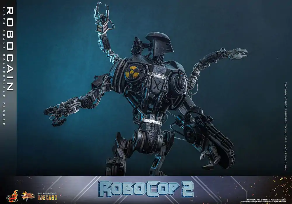 RoboCop 2 Movie Masterpiece Diecast Action Figure 1/6 RoboCain 40 cm product photo