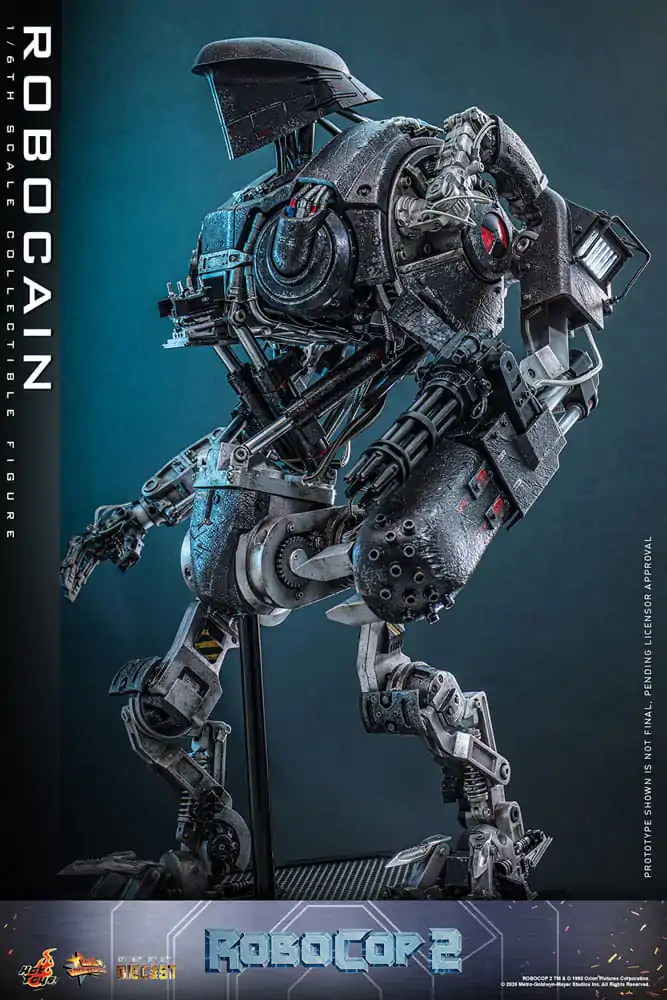RoboCop 2 Movie Masterpiece Diecast Action Figure 1/6 RoboCain 40 cm product photo