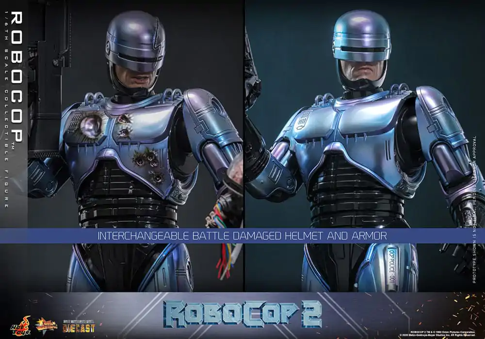 RoboCop 2 Movie Masterpiece Diecast Action Figure 1/6 RoboCop 30 cm product photo