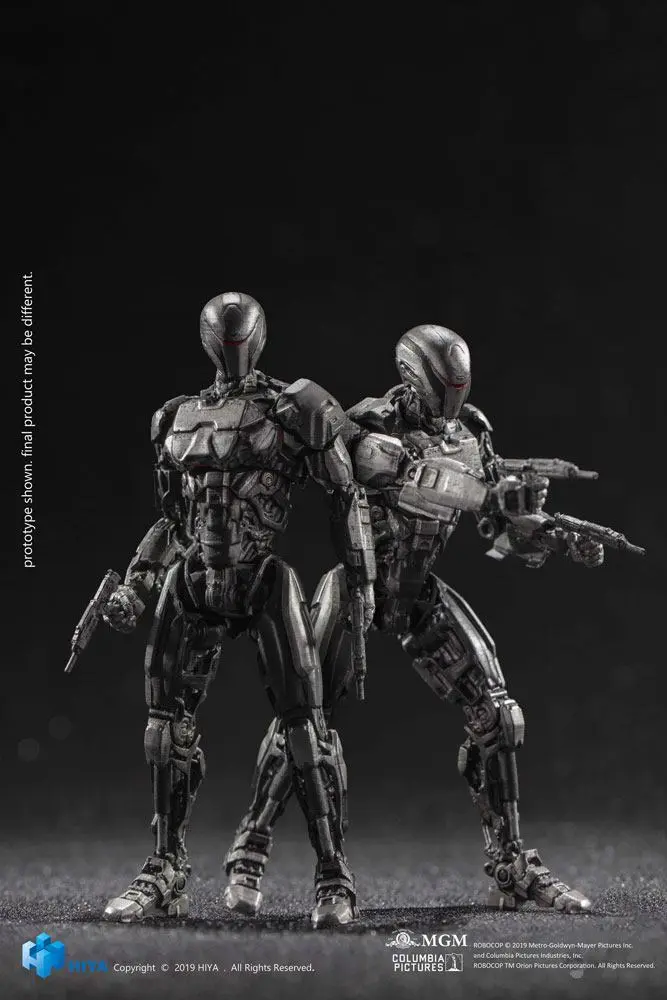 Robocop 2014 Action Figures 1/18 OmniCorp EM-208 Enforcement Droids 10 cm product photo