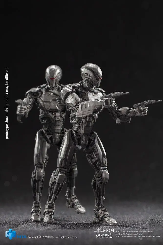 Robocop 2014 Action Figures 1/18 OmniCorp EM-208 Enforcement Droids 10 cm product photo