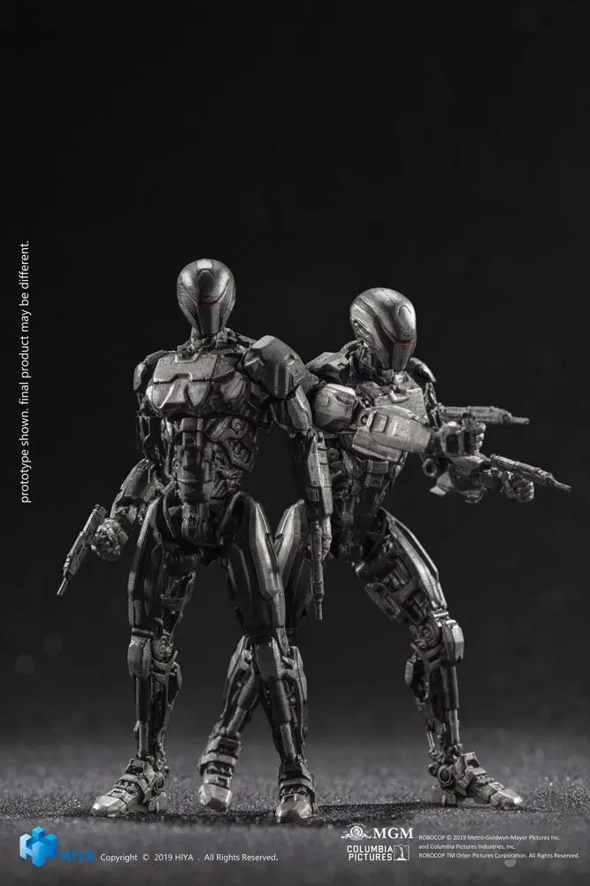 Robocop 2014 Action Figures 1/18 OmniCorp EM-208 Enforcement Droids 10 cm product photo