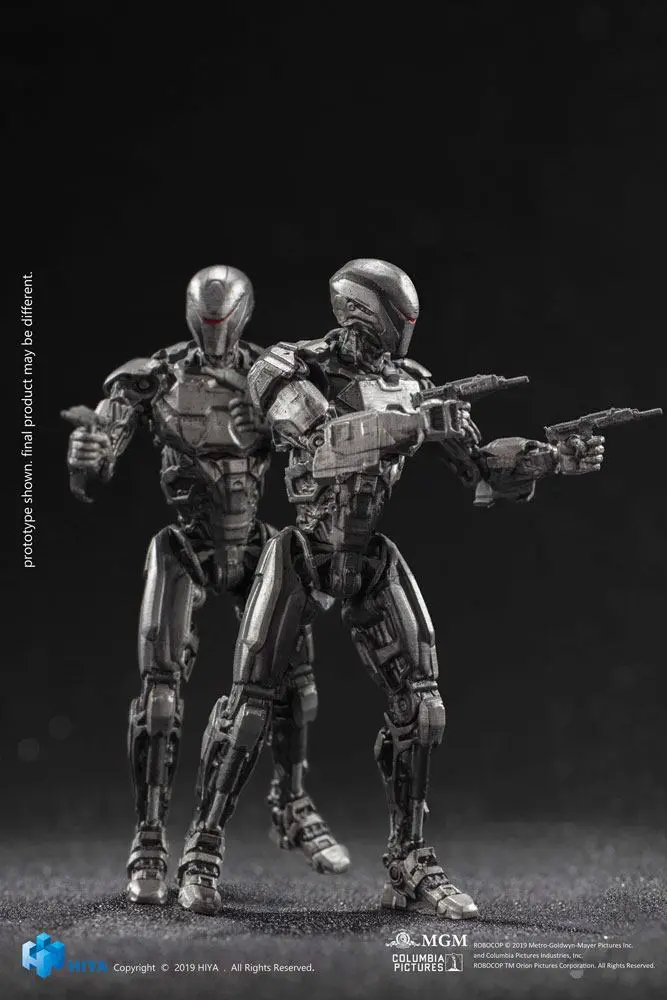 Robocop 2014 Action Figures 1/18 OmniCorp EM-208 Enforcement Droids 10 cm product photo