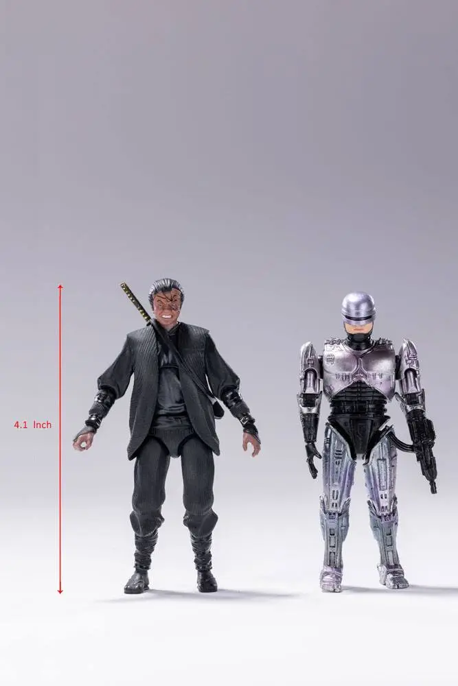 Robocop 3 Action Figures 1/18 Robocop VS Otomo 10 cm product photo