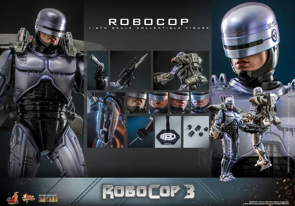 RoboCop 3 Movie Masterpiece Action Figure 1/6 RoboCop 30 cm product photo