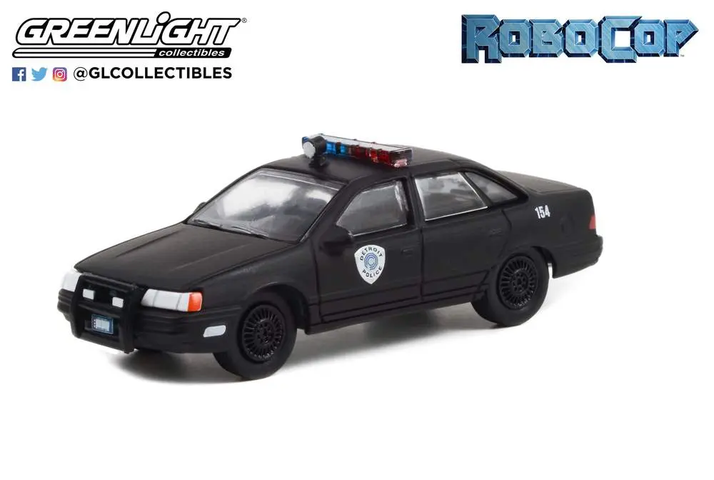 RoboCop Diecast Model 1/64 1986 Ford Taurus LX Detroit Metro West Police product photo