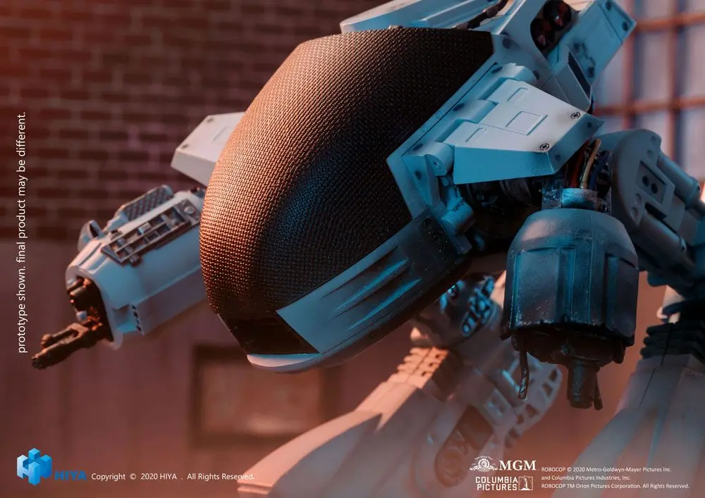 Robocop Exquisite Mini Action Figure with Sound Feature 1/18 Battle Damaged ED209 15 cm termékfotó