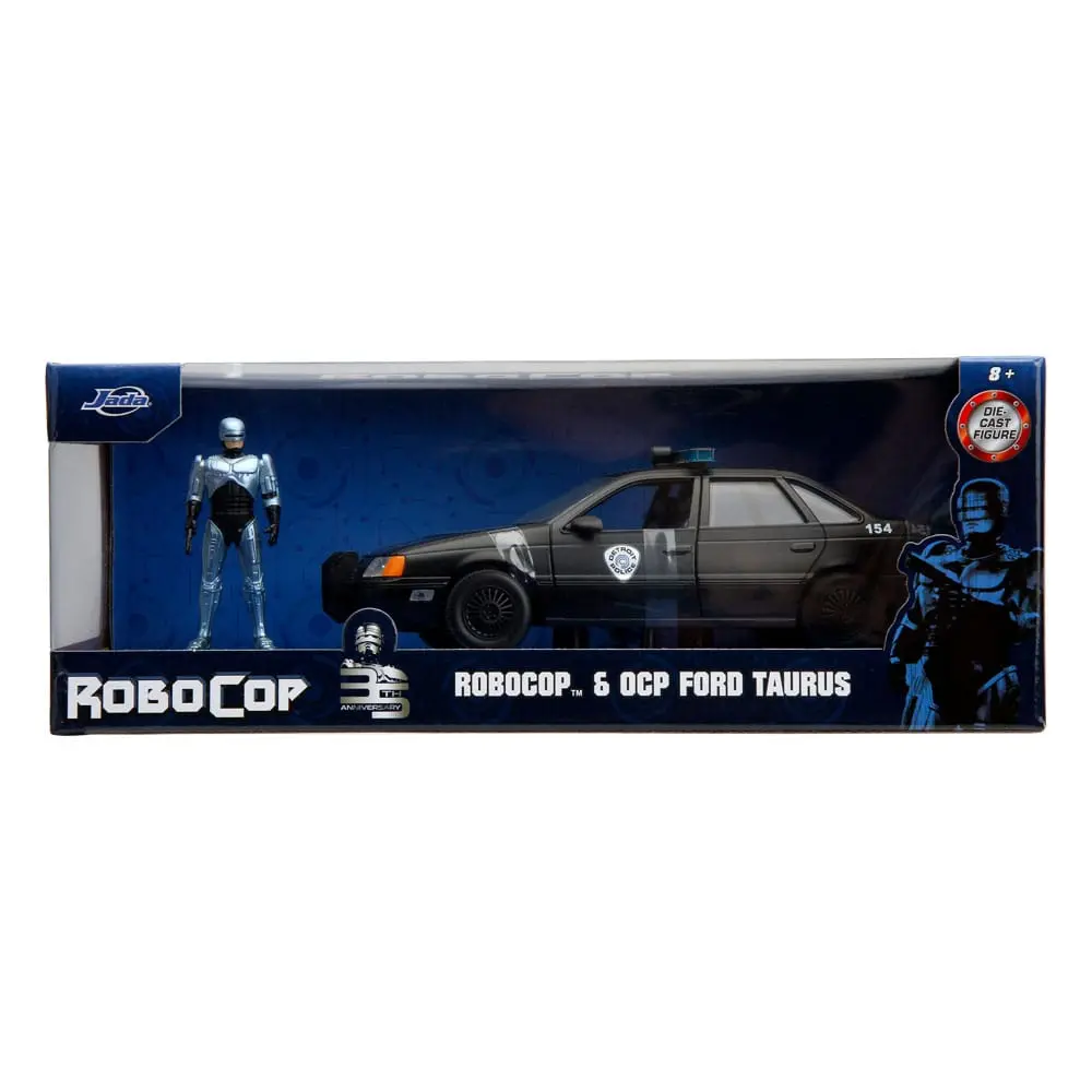 Robocop Hollywood Rides Diecast Model 1/24 1986 Ford Taurus with Robocop Figur product photo