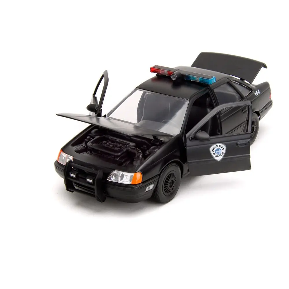 Robocop Hollywood Rides Diecast Model 1/24 1986 Ford Taurus with Robocop Figur product photo