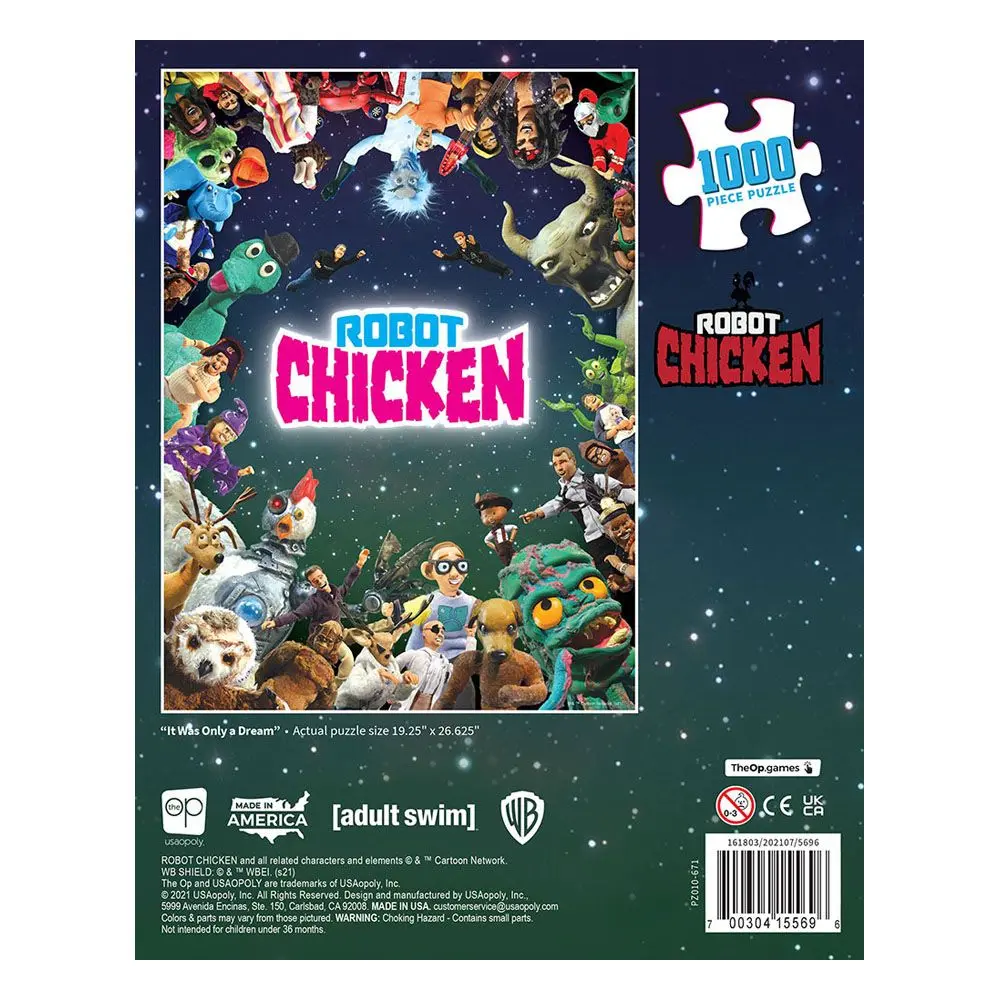 Robot Chicken Jigsaw Puzzle It Was Only A Dream (1000 pieces) product photo