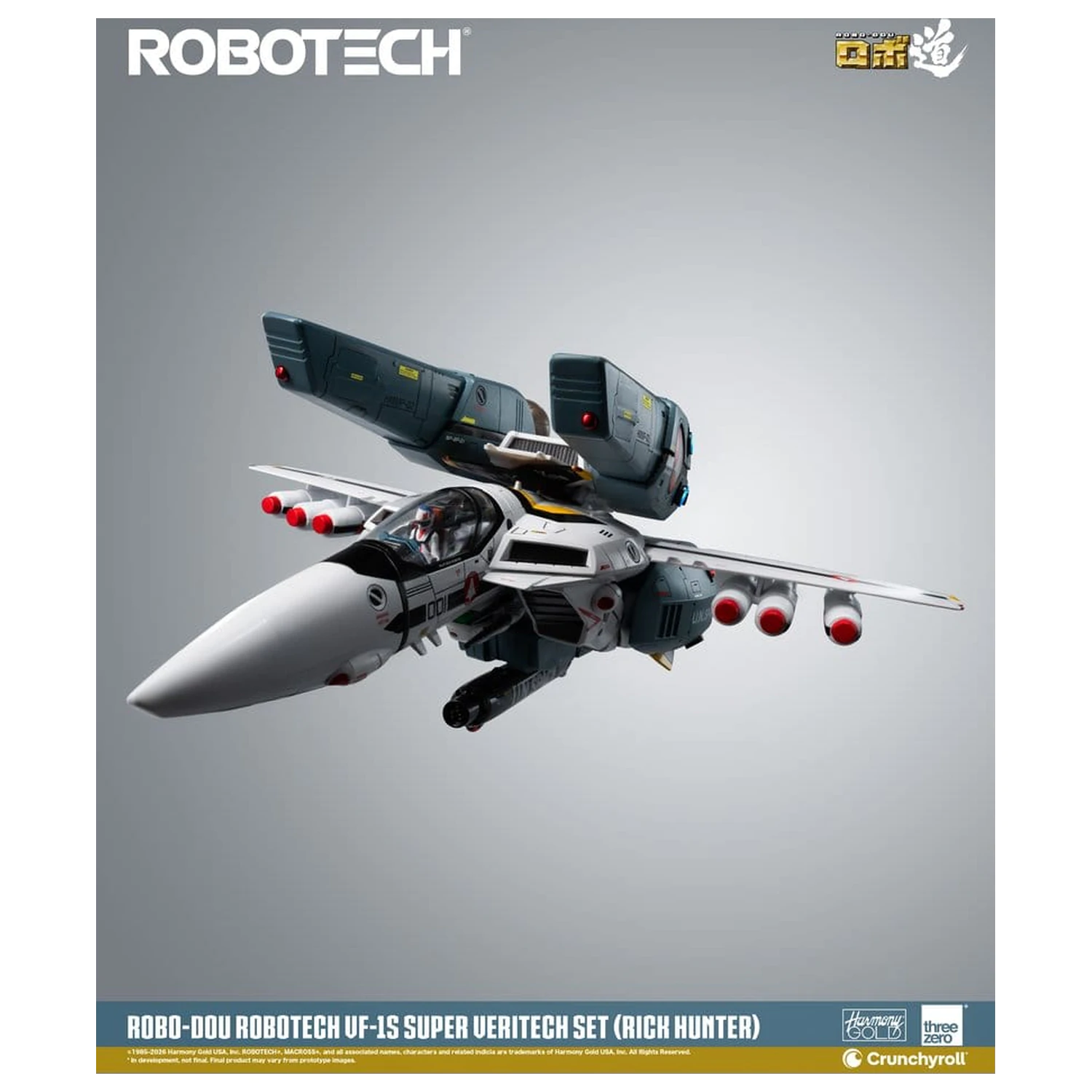 Robotech Robo-Dou Action Figure VF-1S Super Veritech Set (Rick Hunter) 20 cm product photo