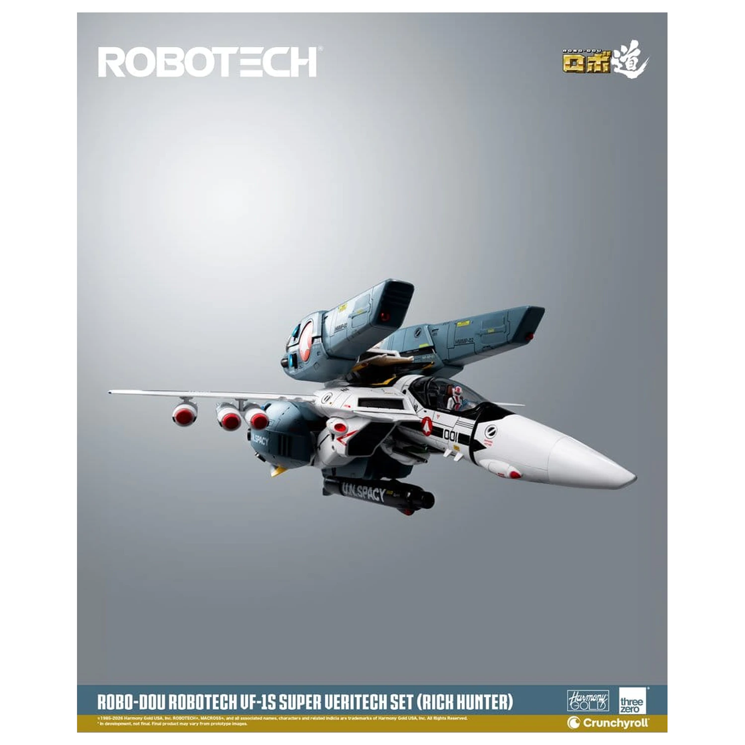 Robotech Robo-Dou Action Figure VF-1S Super Veritech Set (Rick Hunter) 20 cm product photo