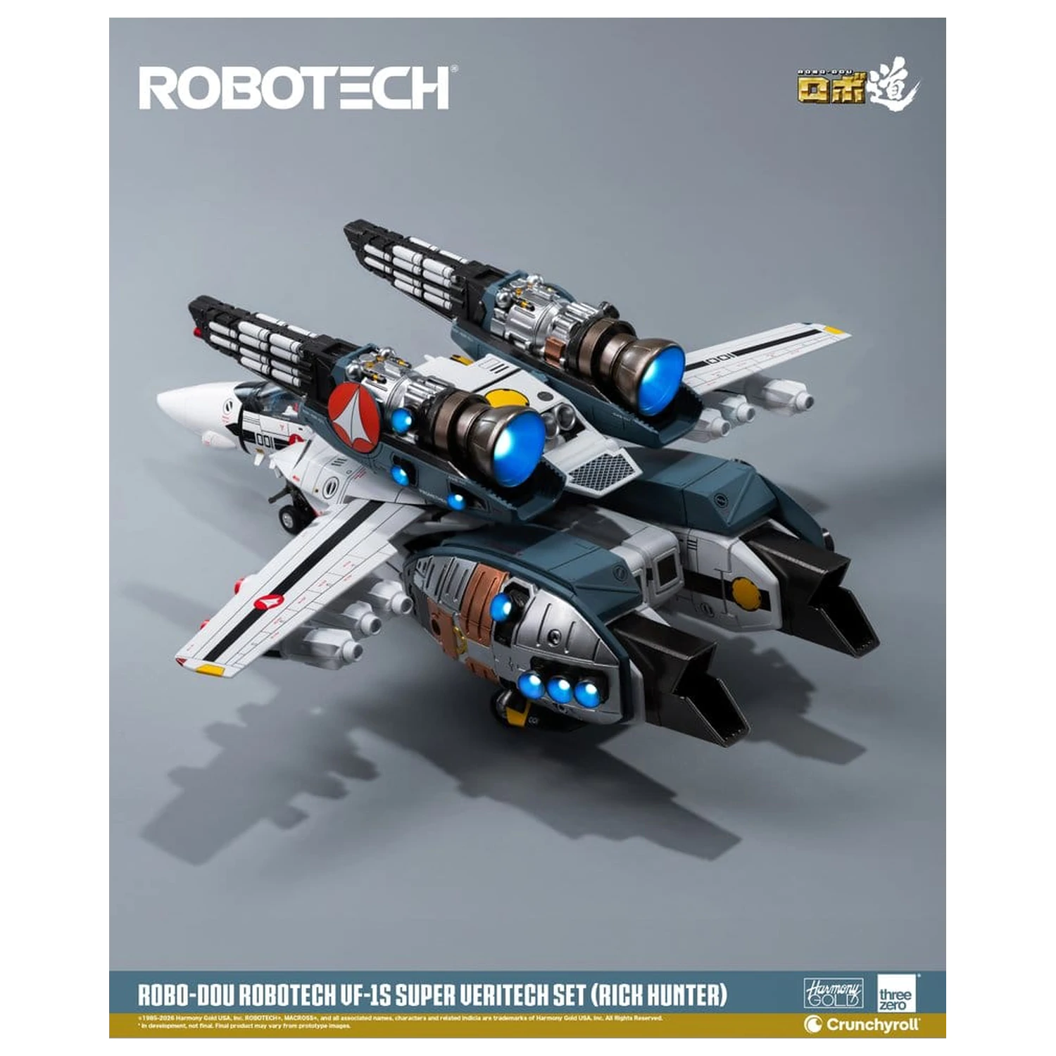 Robotech Robo-Dou Action Figure VF-1S Super Veritech Set (Rick Hunter) 20 cm product photo