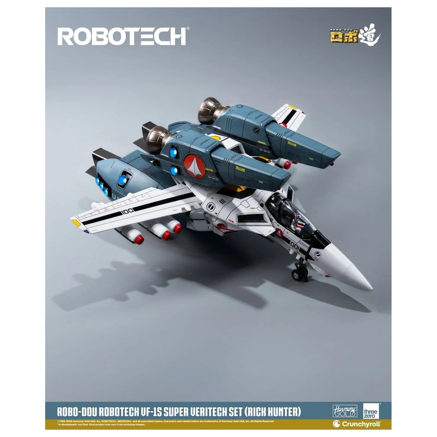 Robotech Robo-Dou Action Figure VF-1S Super Veritech Set (Rick Hunter) 20 cm product photo
