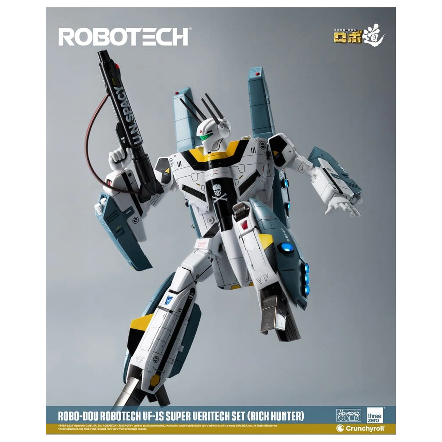 Robotech Robo-Dou Action Figure VF-1S Super Veritech Set (Rick Hunter) 20 cm product photo