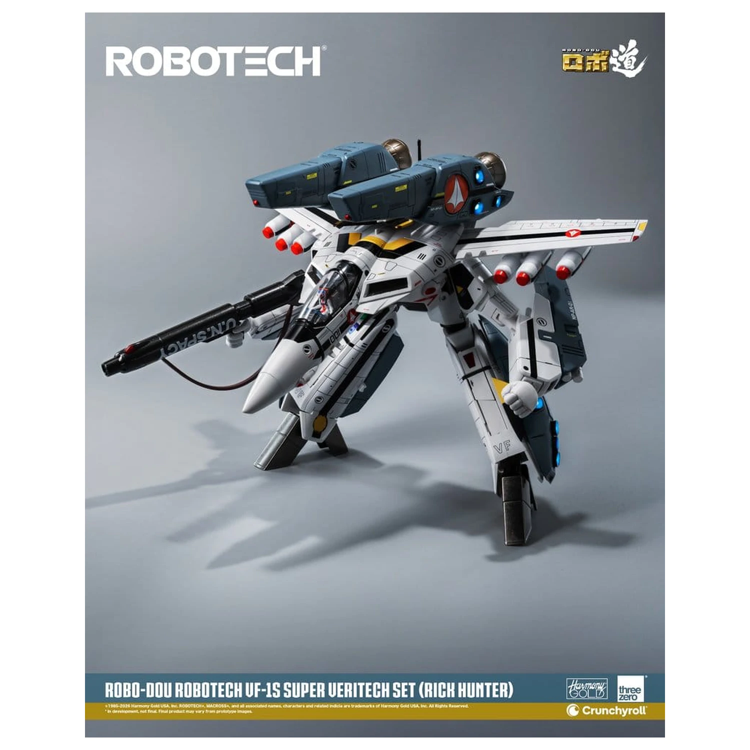 Robotech Robo-Dou Action Figure VF-1S Super Veritech Set (Rick Hunter) 20 cm product photo