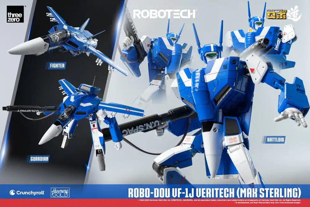 Robotech Action Figure ROBO-DOU VF-1J Veritech (Max Sterling) 20 cm product photo