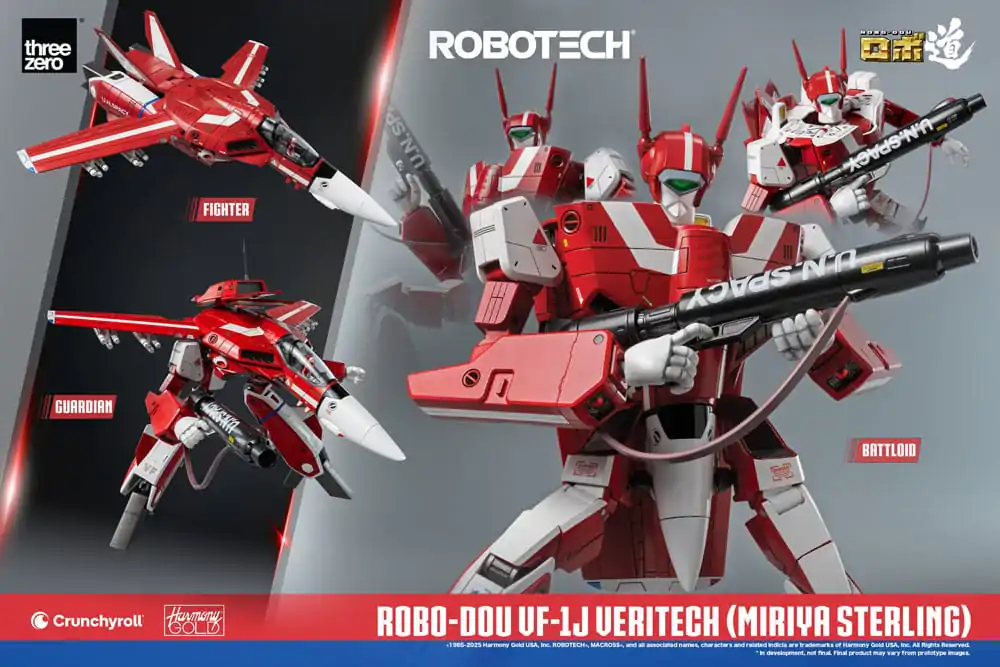 Robotech Action Figure ROBO-DOU VF-1J Veritech (Miriya Sterling) 20 cm product photo