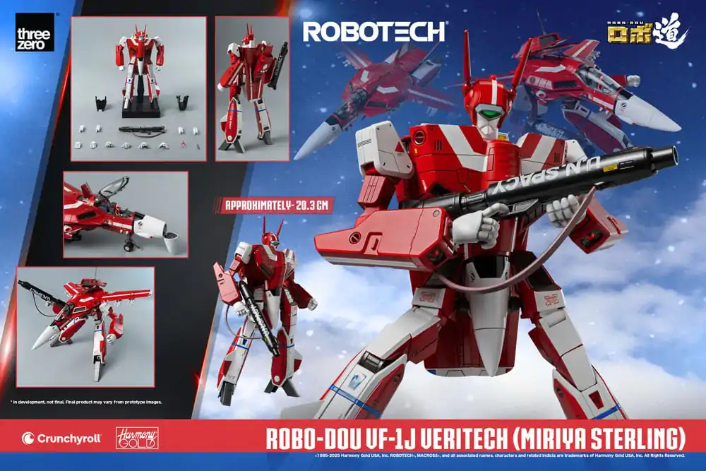 Robotech Action Figure ROBO-DOU VF-1J Veritech (Miriya Sterling) 20 cm product photo