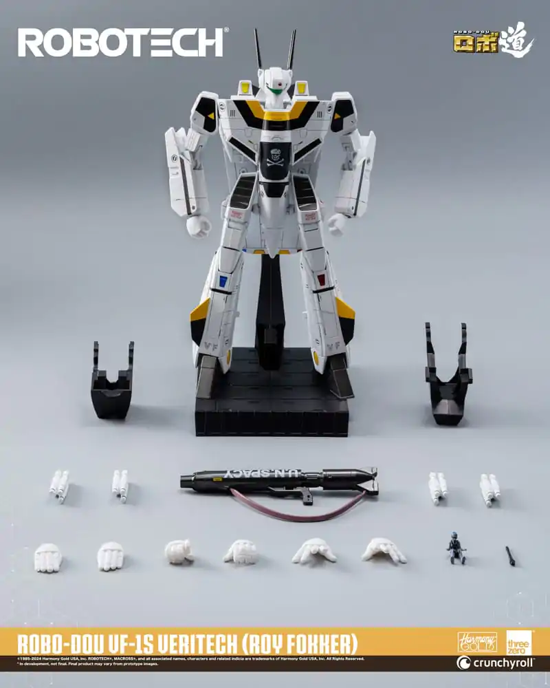 Robotech Action Figure ROBO-DOU VF-1S Veritech (Roy Fokker) 20 cm product photo