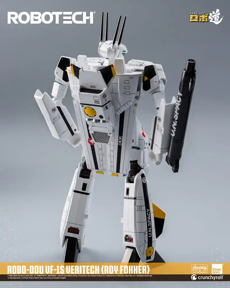 Robotech Action Figure ROBO-DOU VF-1S Veritech (Roy Fokker) 20 cm product photo