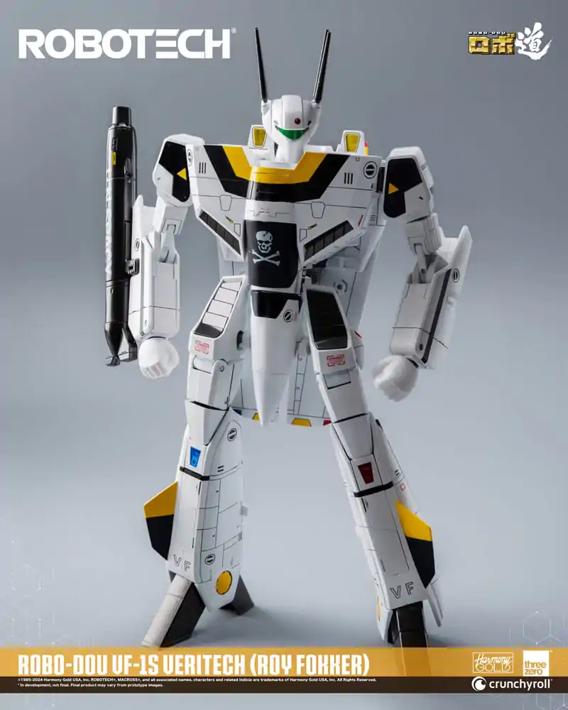 Robotech Action Figure ROBO-DOU VF-1S Veritech (Roy Fokker) 20 cm product photo