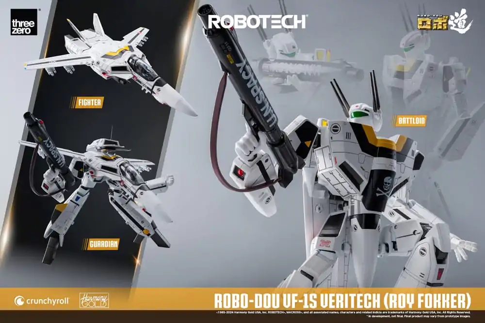 Robotech Action Figure ROBO-DOU VF-1S Veritech (Roy Fokker) 20 cm product photo